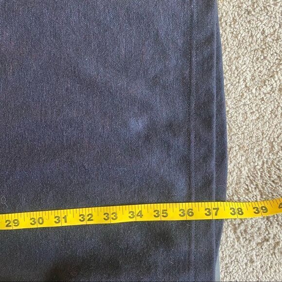 Madewell Mariner Stripe Midi Dress Nautical Sweater Navy Red wool - Picture 10 of 10